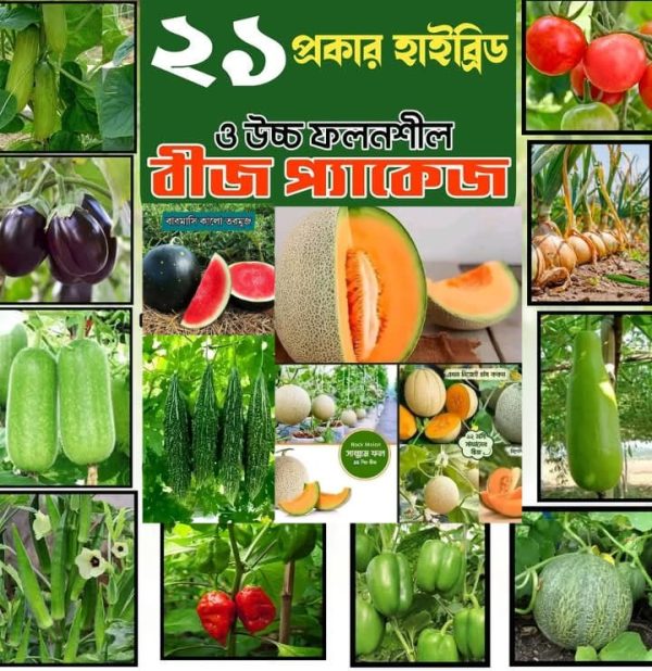 ২১ প্রকারের শাক সবজির বীজ